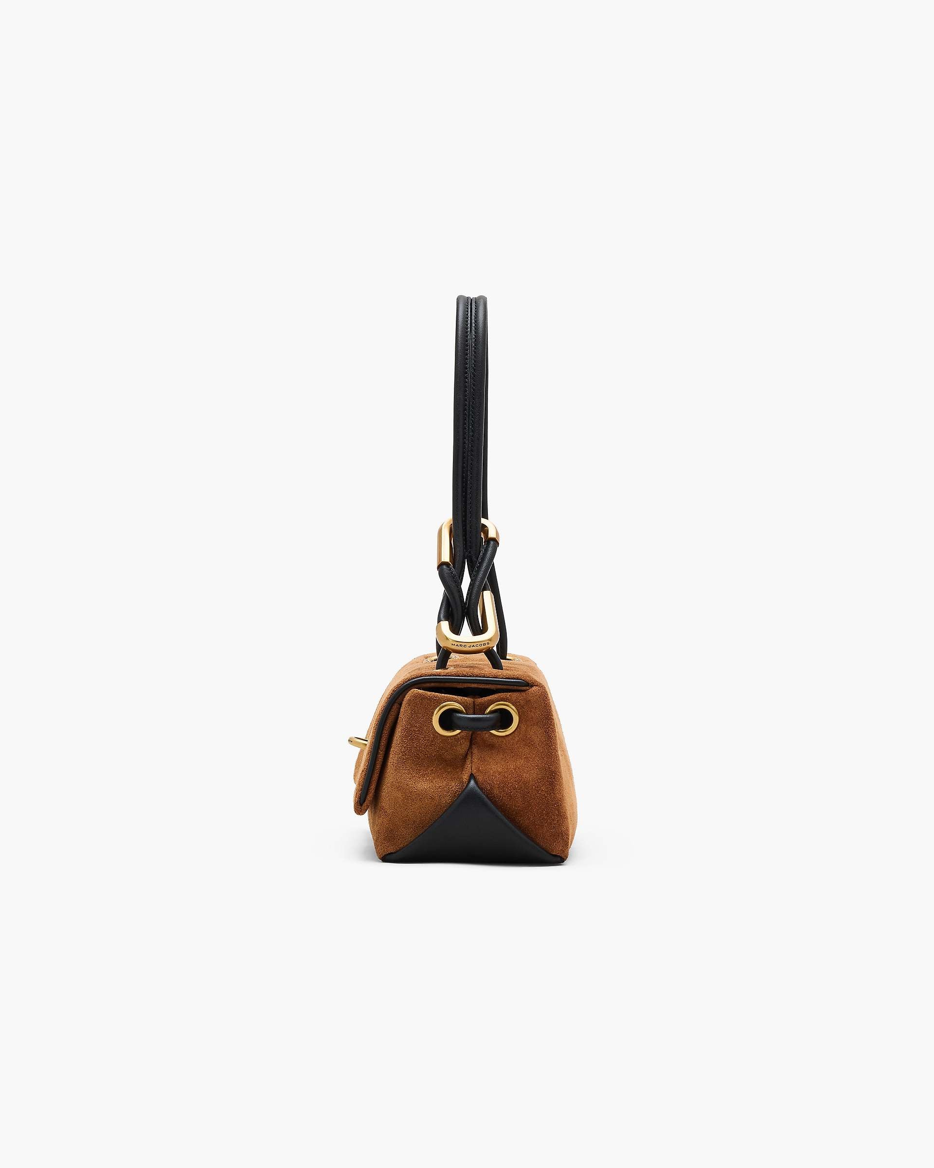 The Suede Mini Dual Shoulder Bag - Copper | Marc Jacobs online