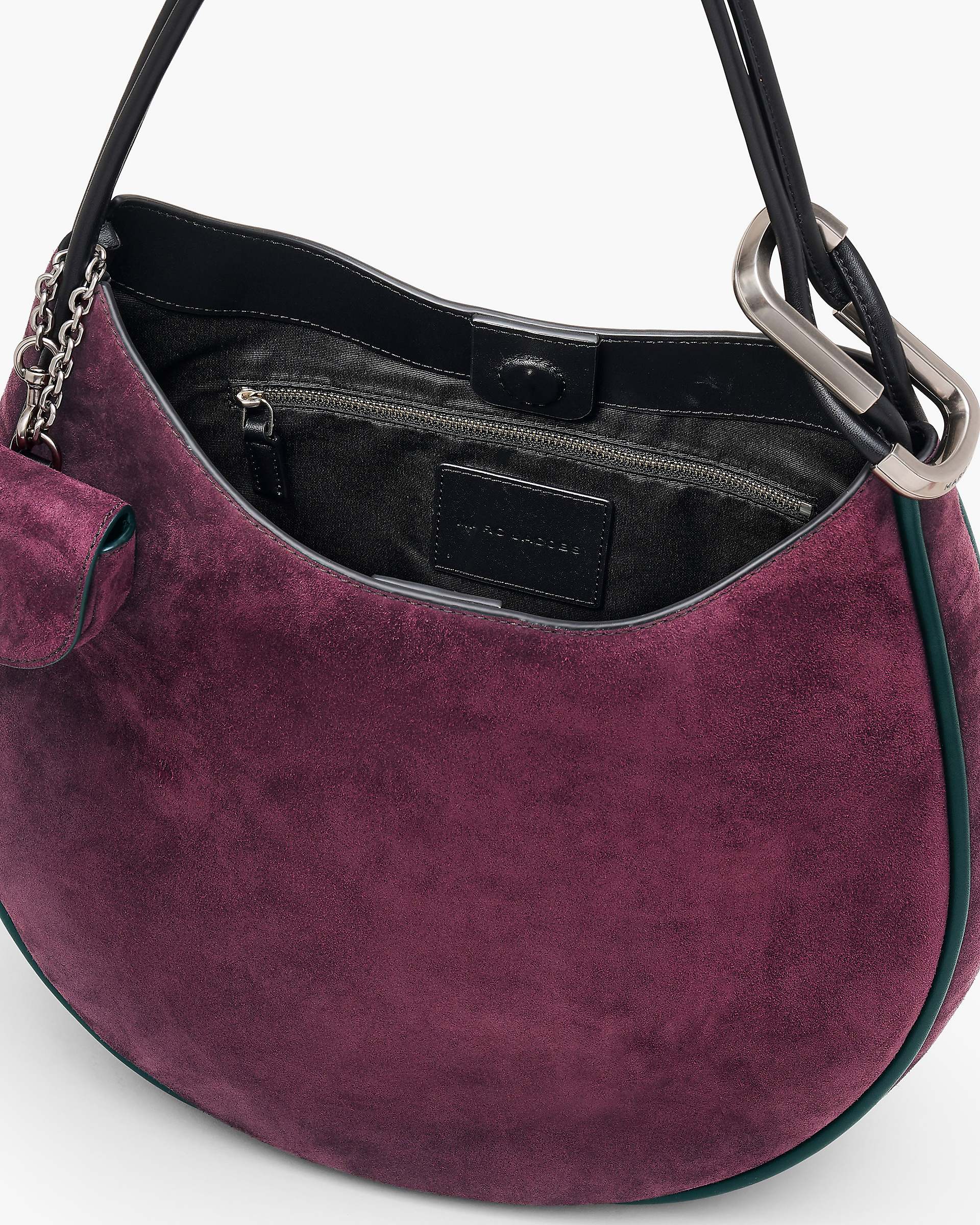 The Suede Large Dual Hobo - Dark Plum | Marc Jacobs discount