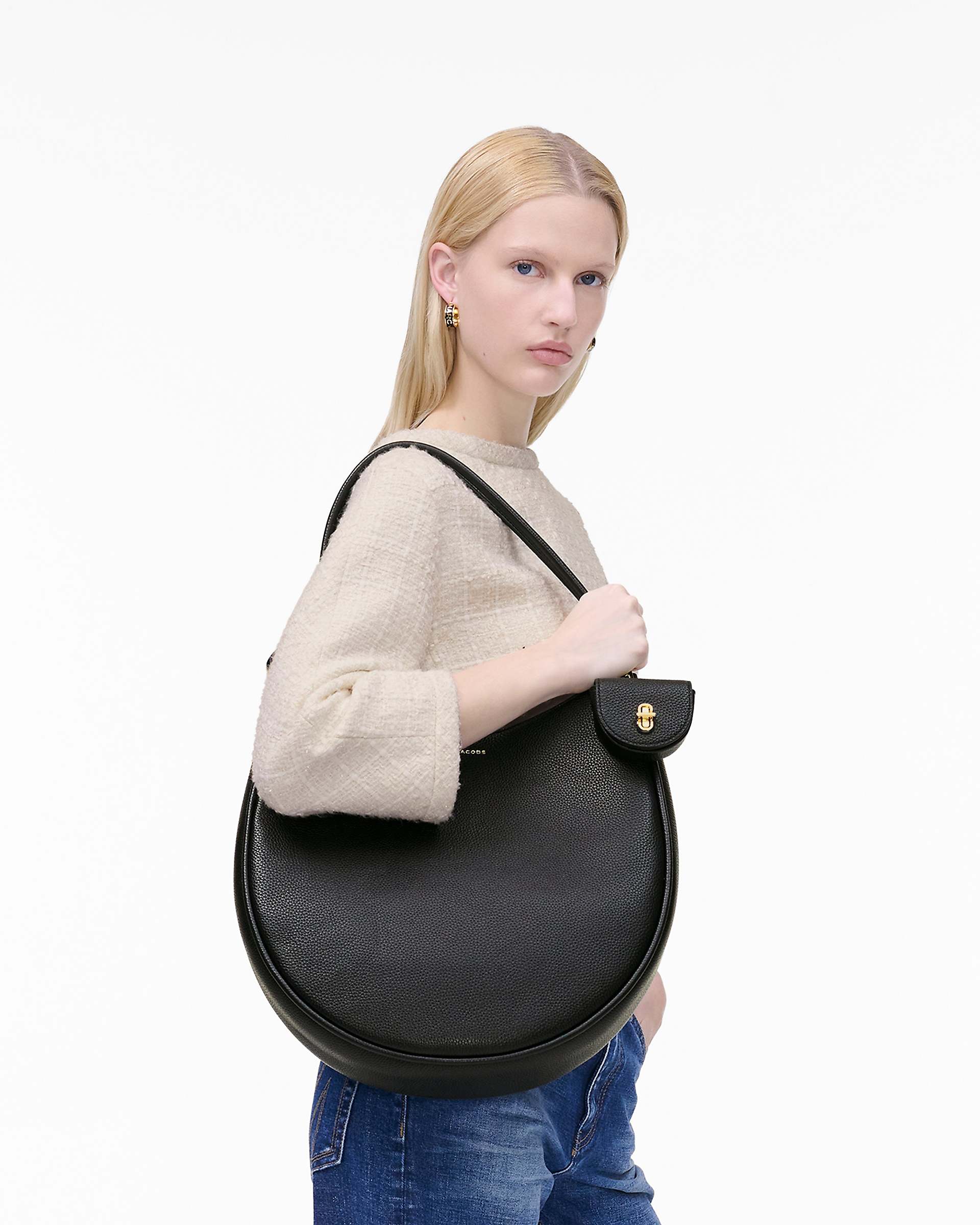 The Large Dual Hobo Bag - Black | Marc Jacobs sale