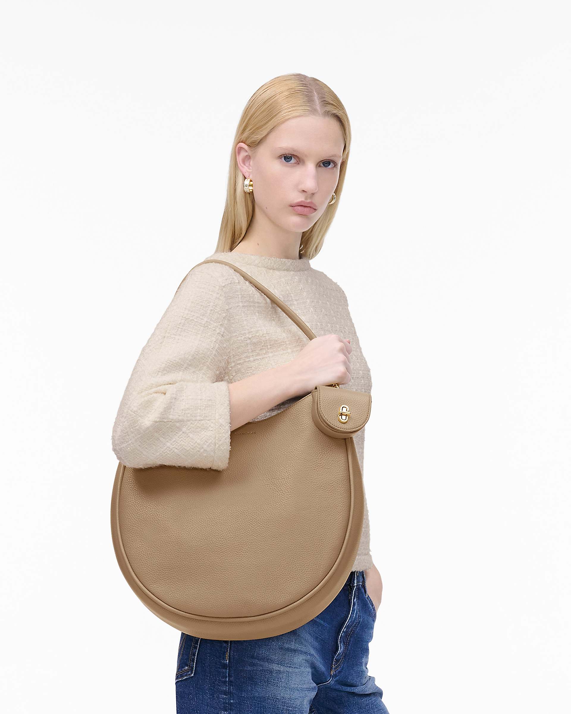 The Large Dual Hobo Bag - Camel | Marc Jacobs for sale