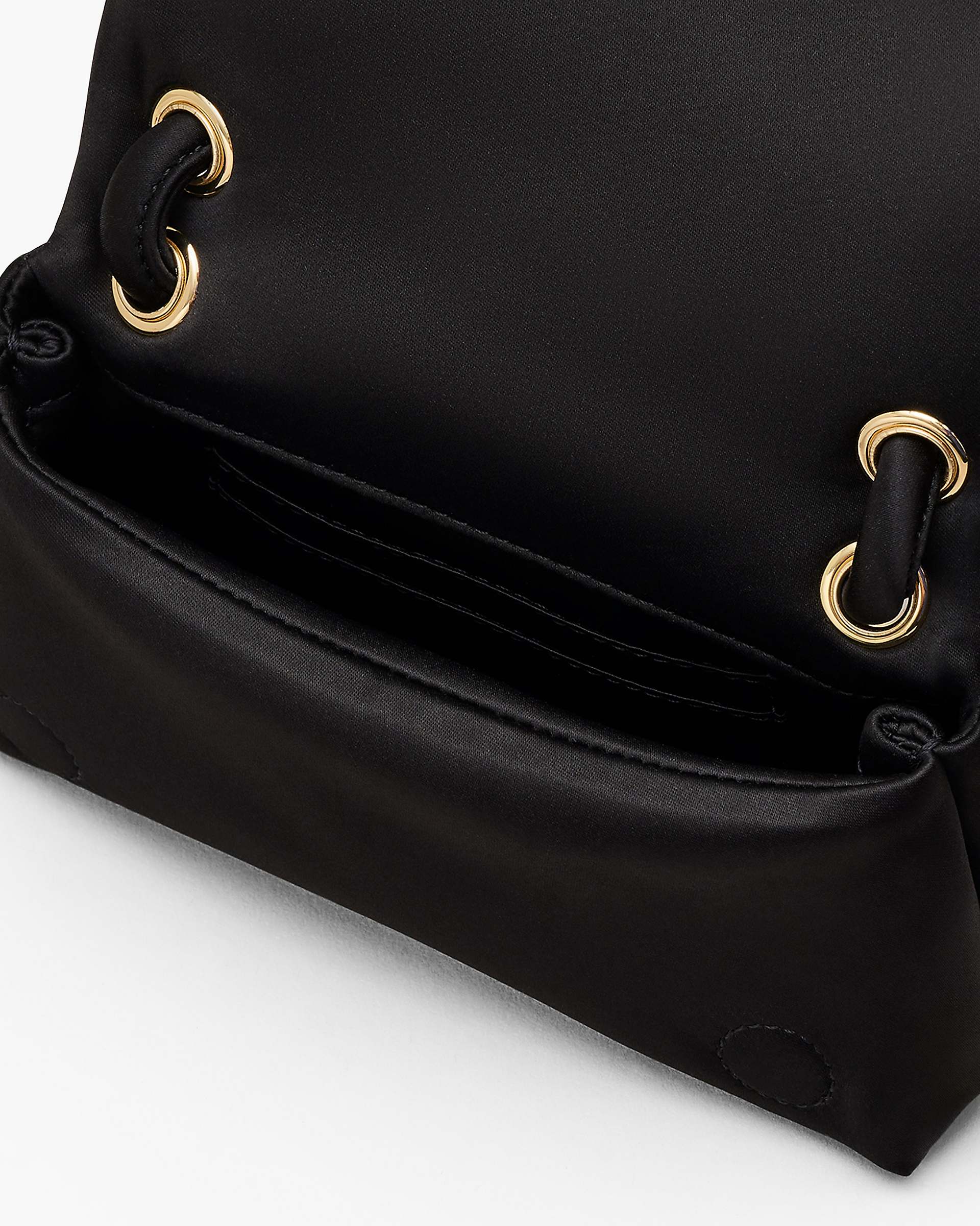 The Satin Micro Dual Bag - Black|Black | Marc Jacobs on sale