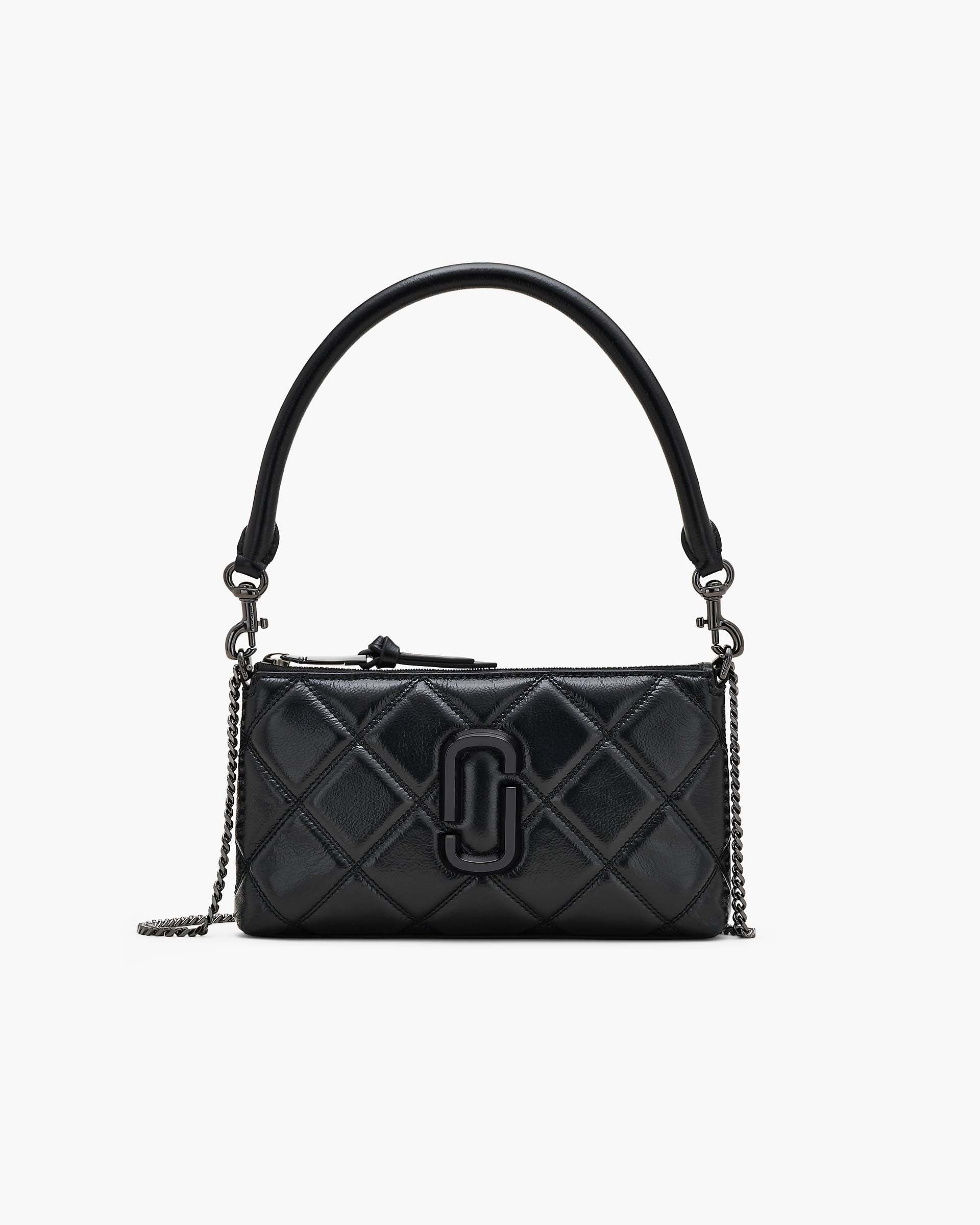The Quilted Snapshot Convertible Shoulder Bag - Black | Marc Jacobs sale