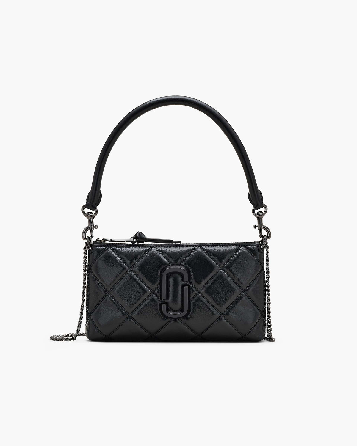 The Quilted Snapshot Convertible Shoulder Bag - Black | Marc Jacobs sale