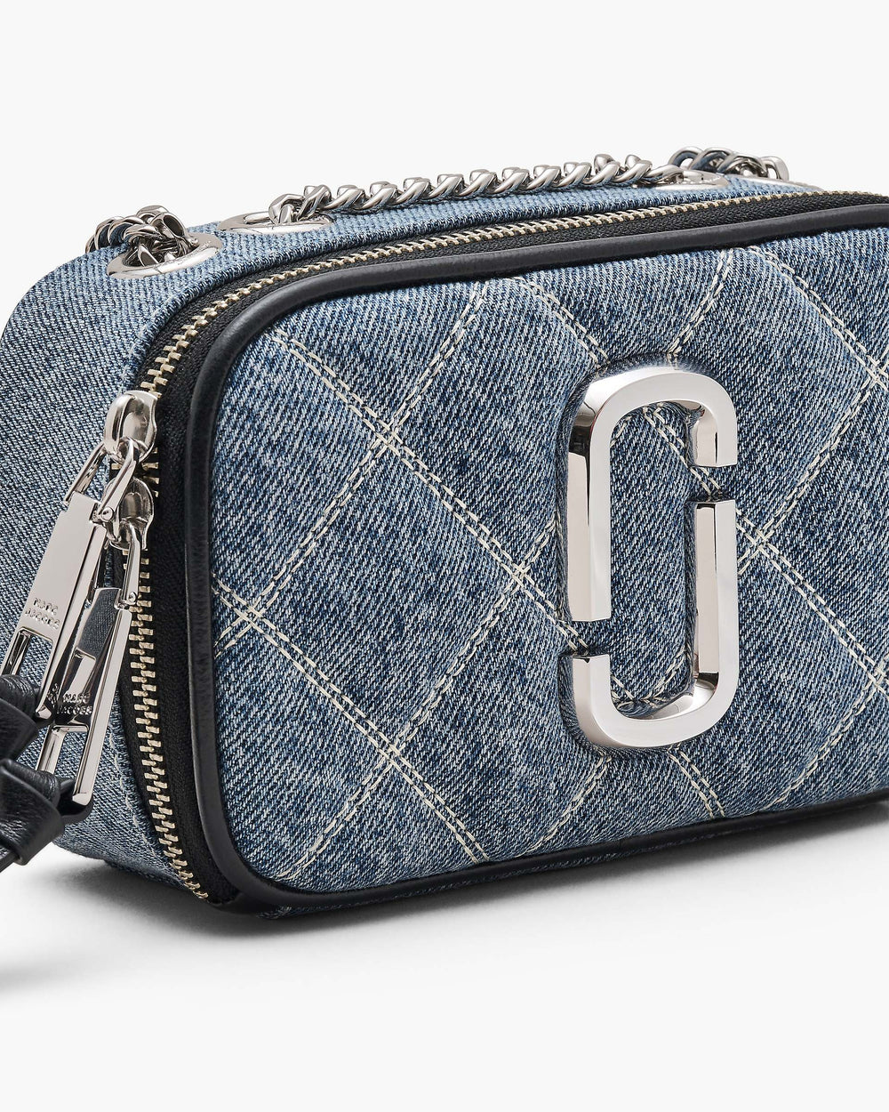 The Quilted Denim Softshot - Light Wash Indigo | Marc Jacobs for sale