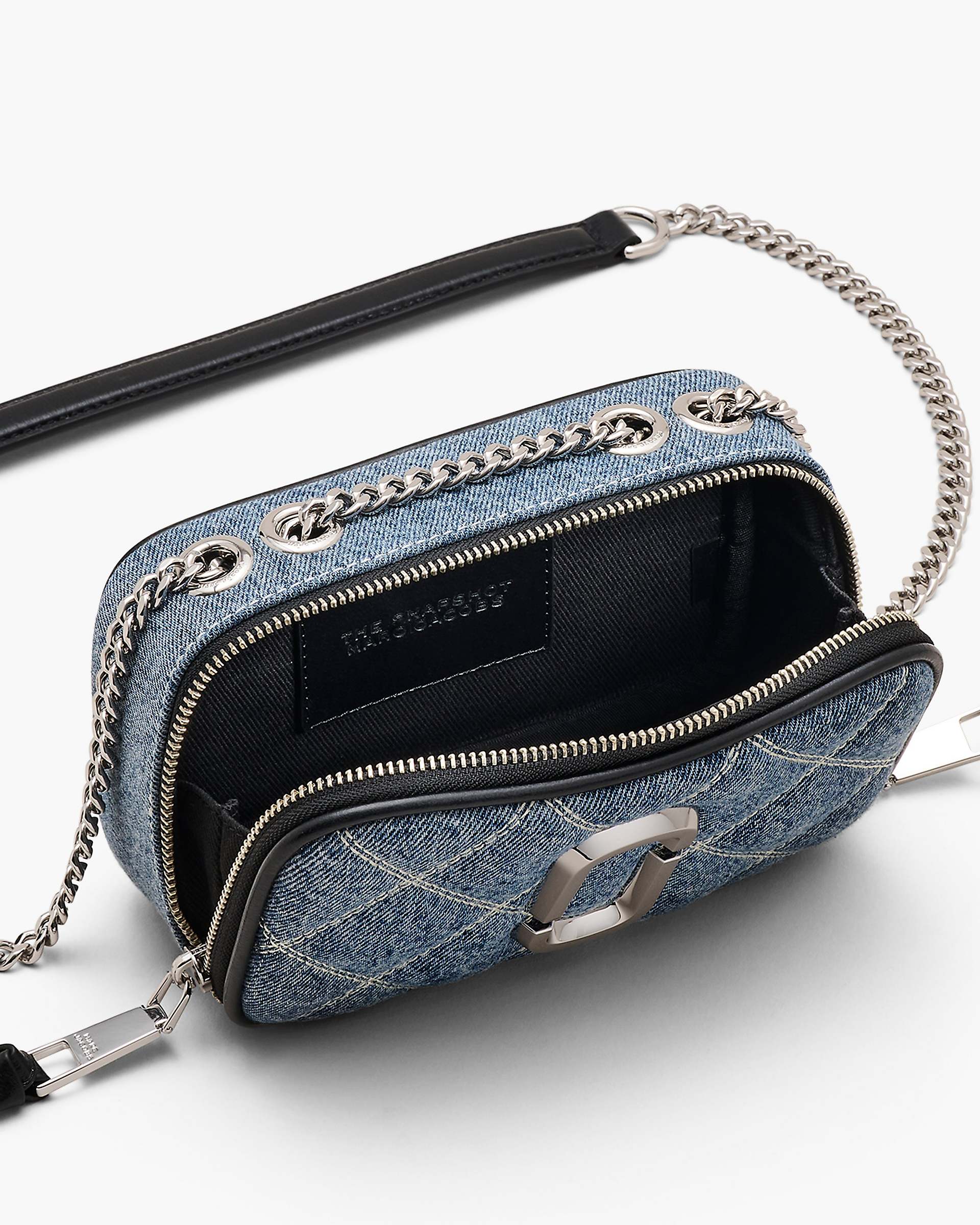 The Quilted Denim Softshot - Light Wash Indigo | Marc Jacobs for sale