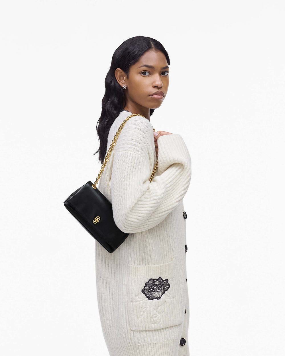 The Dual Chain Mini Bag - Black | Marc Jacobs on sale