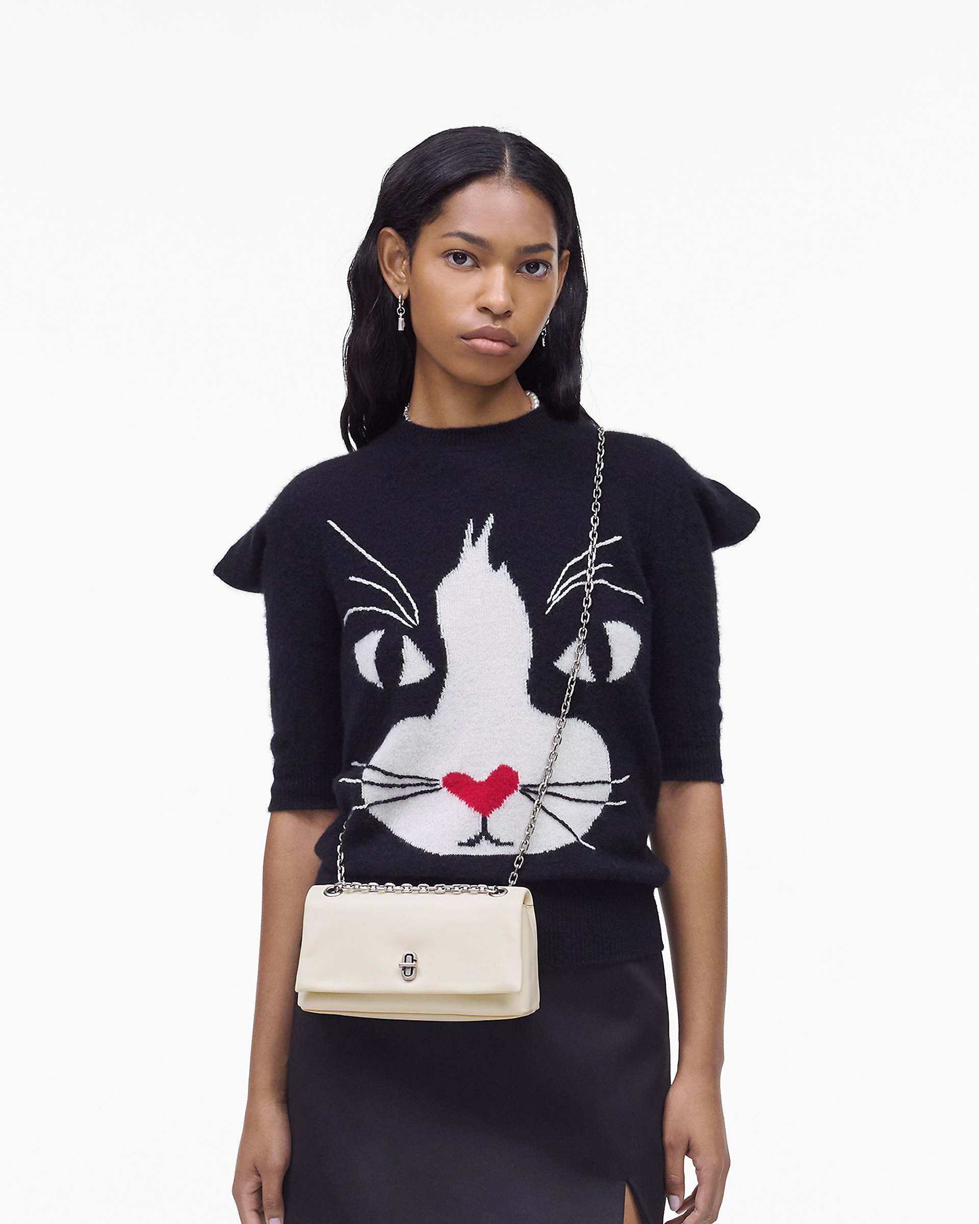 The Dual Chain Mini Bag - Cloud White | Marc Jacobs US