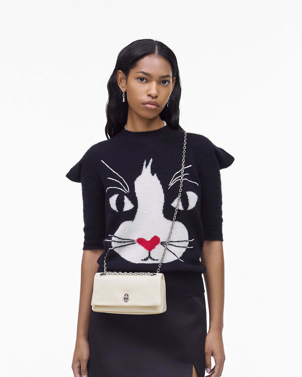The Dual Chain Mini Bag - Cloud White | Marc Jacobs US