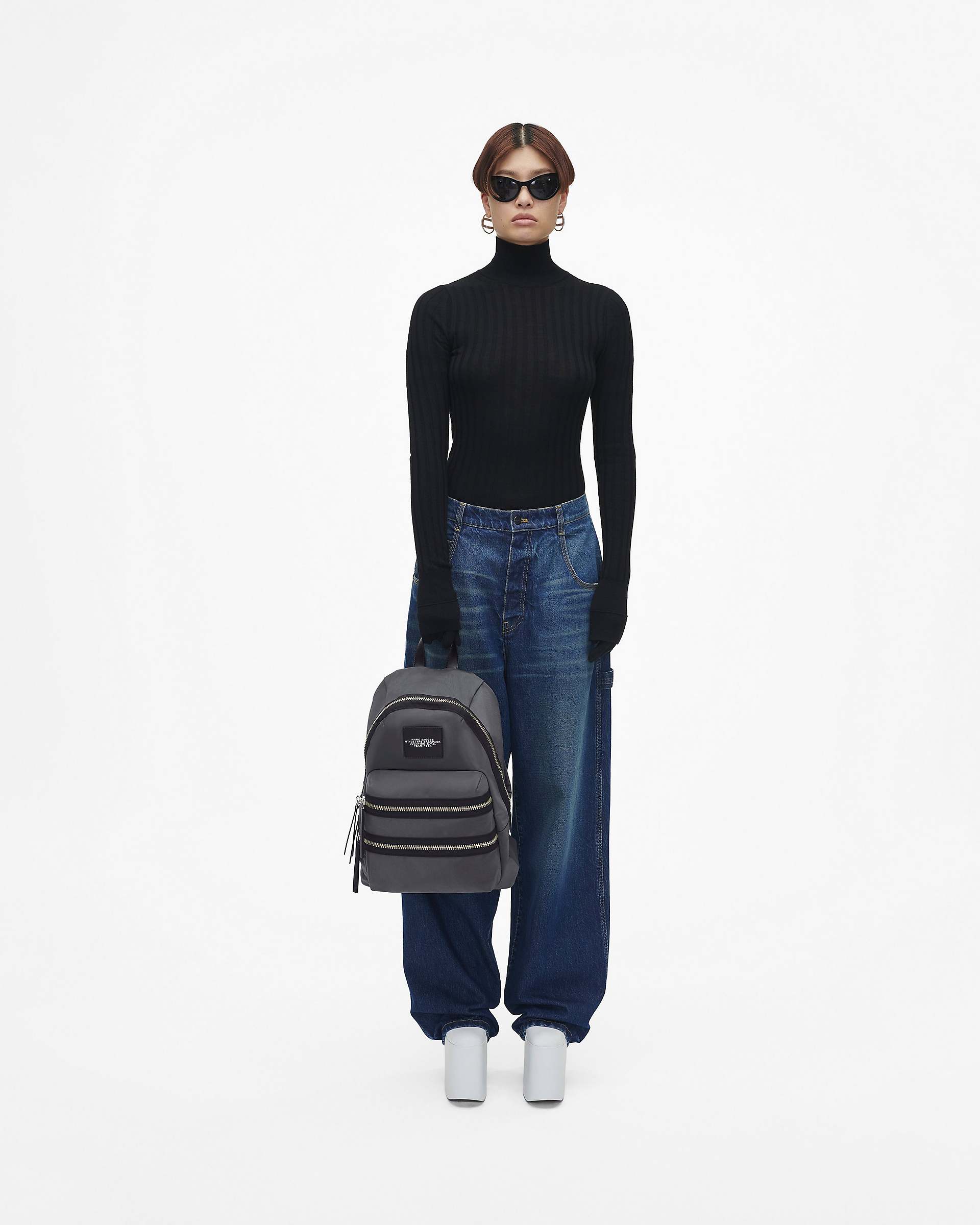 The Biker Nylon Large Backpack - Dark Shadow|Dark Shadow | Marc Jacobs online