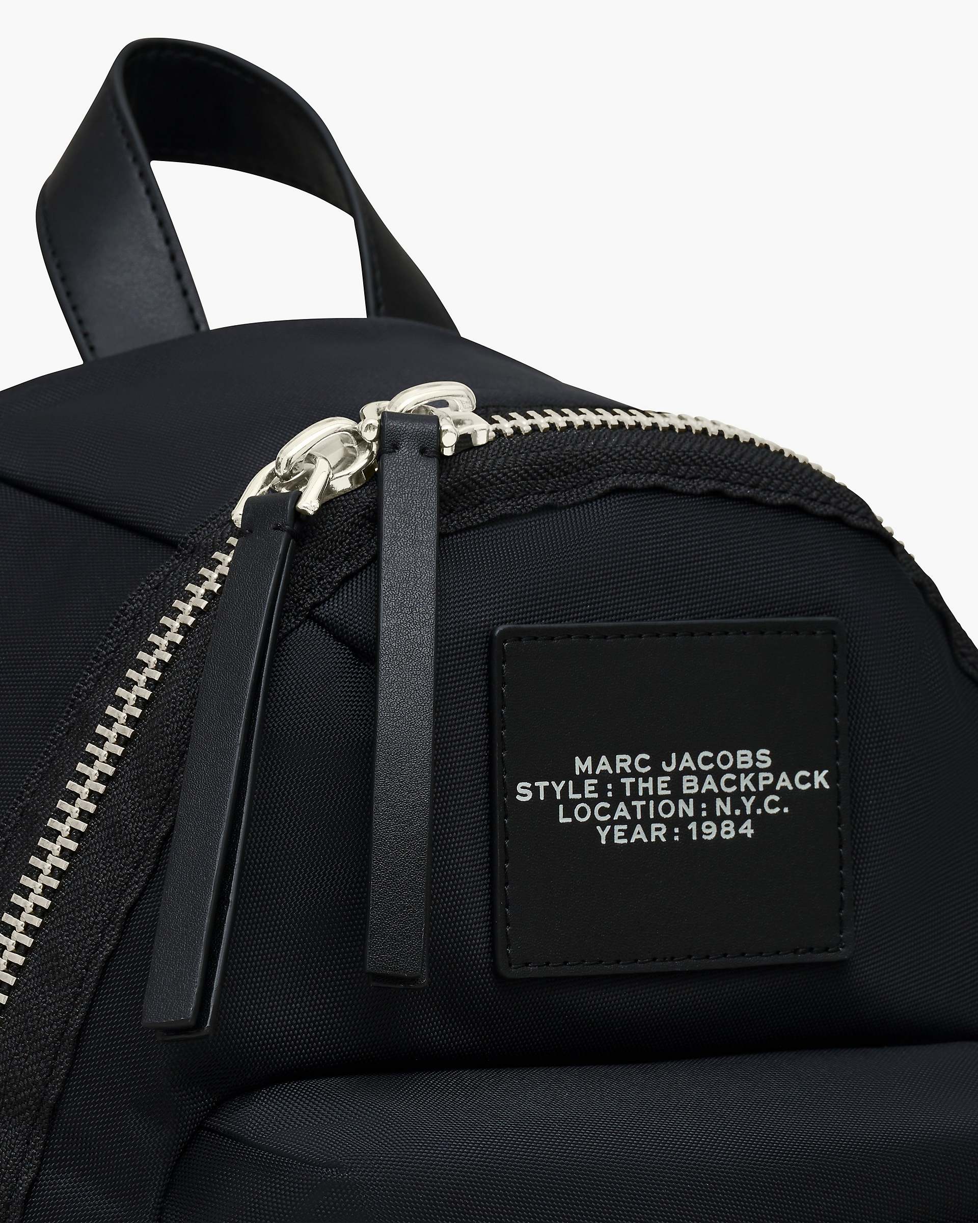 The Biker Nylon Medium Backpack - Black|Black | Marc Jacobs sale
