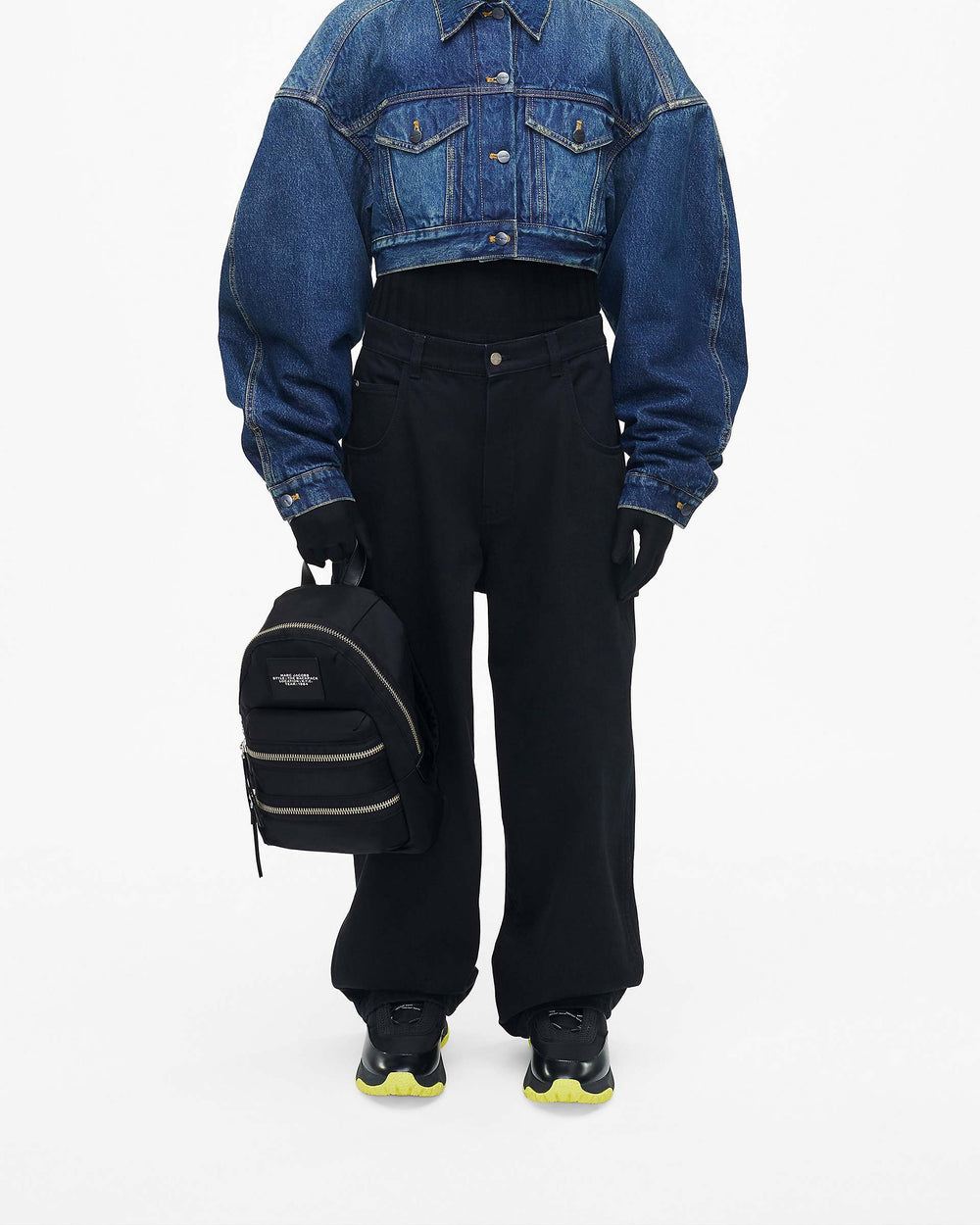 The Biker Nylon Medium Backpack - Black|Black | Marc Jacobs sale