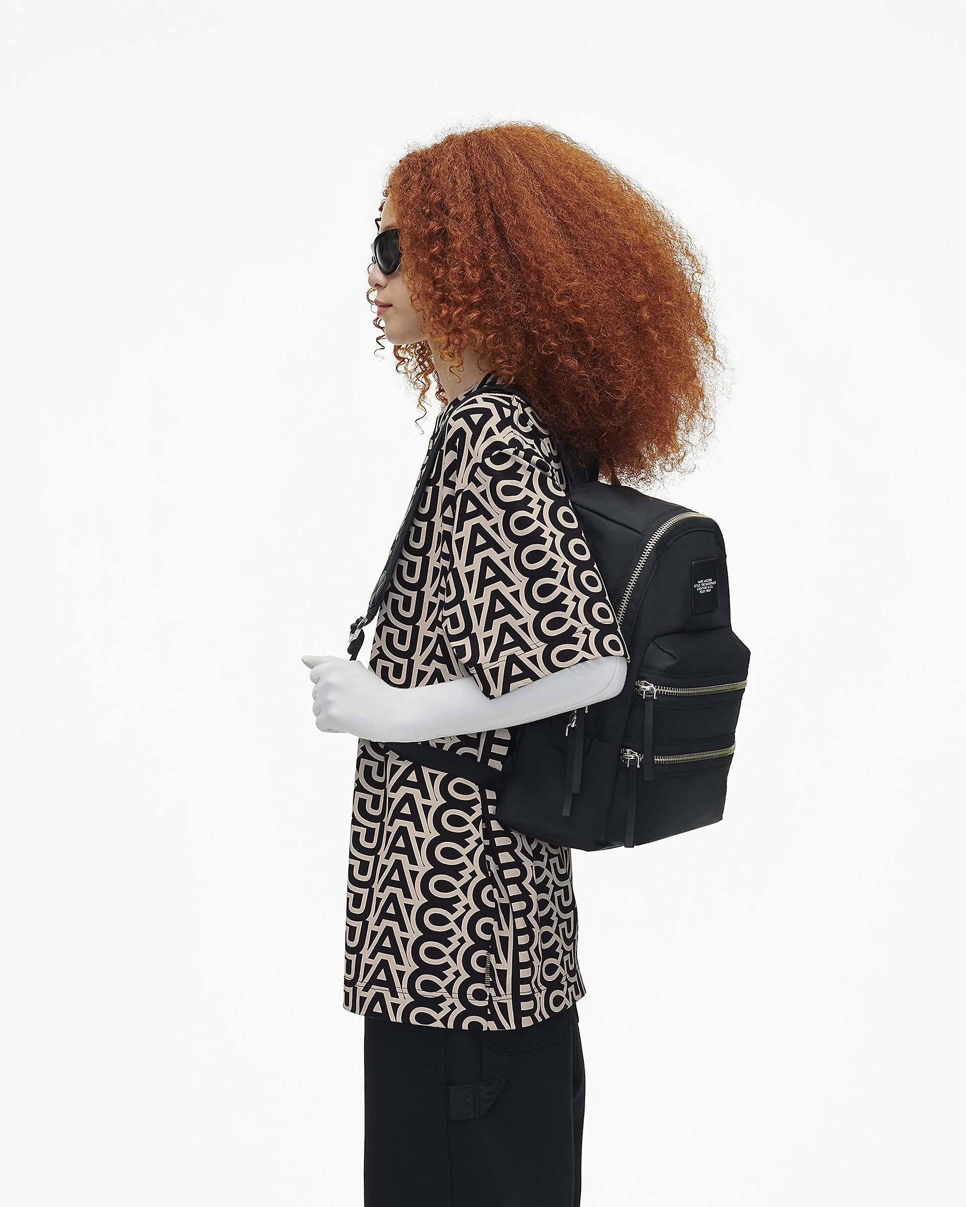 The Biker Nylon Large Backpack - Black|Black | Marc Jacobs for sale