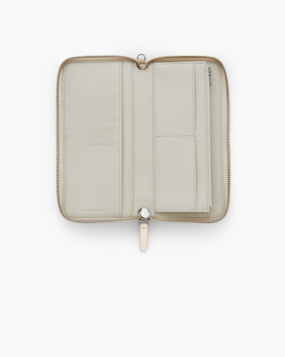 The Leather Continental Wallet - Cotton | Marc Jacobs on sale
