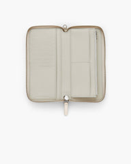 The Leather Continental Wallet - Cotton | Marc Jacobs on sale