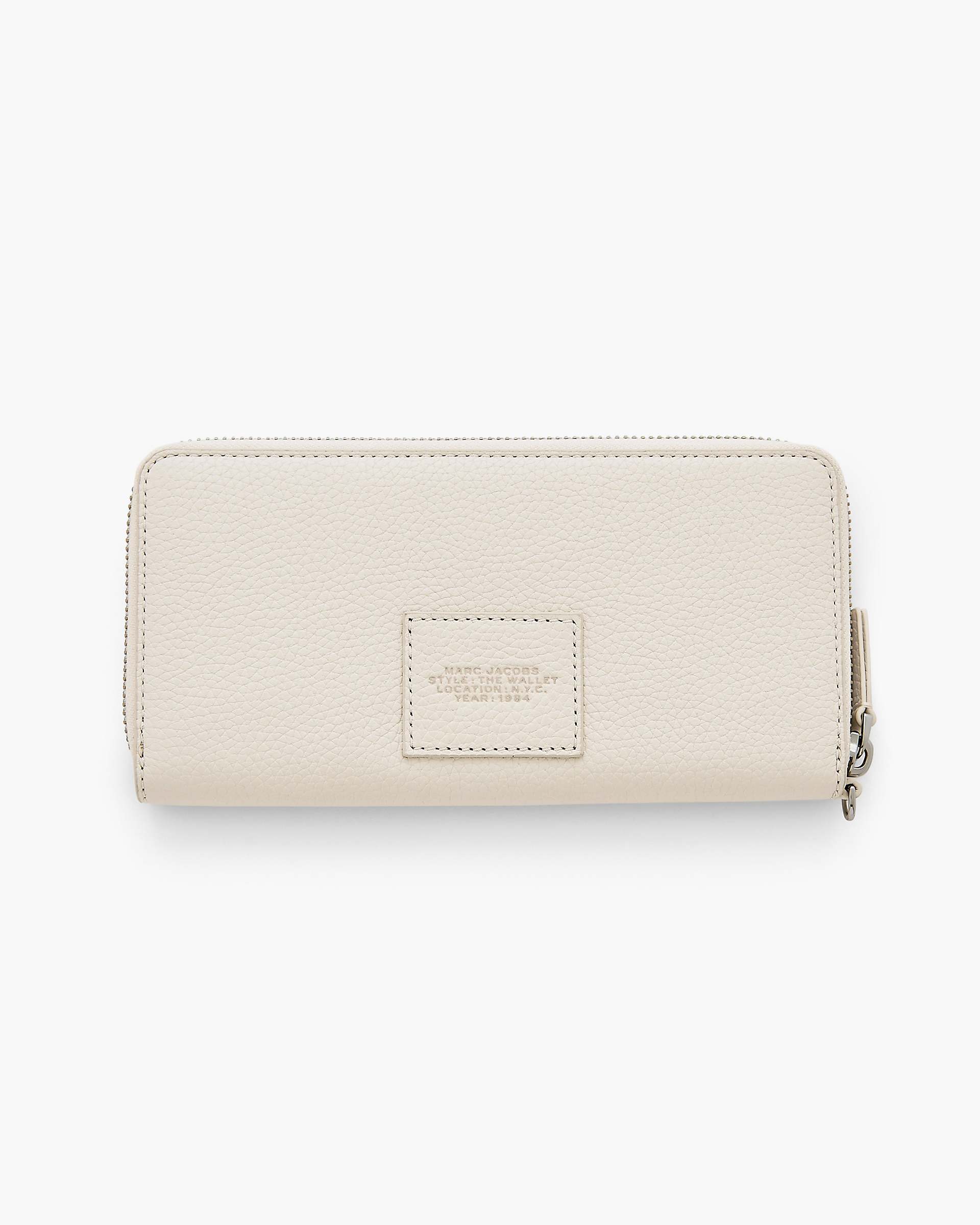 The Leather Continental Wallet - Cotton | Marc Jacobs on sale