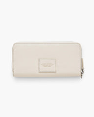 The Leather Continental Wallet - Cotton | Marc Jacobs on sale