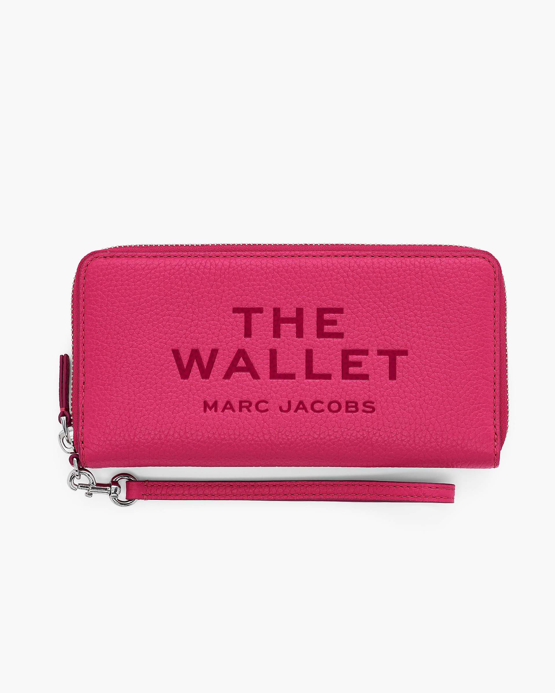 The Leather Continental Wallet - Raspberry Pink | Marc Jacobs US