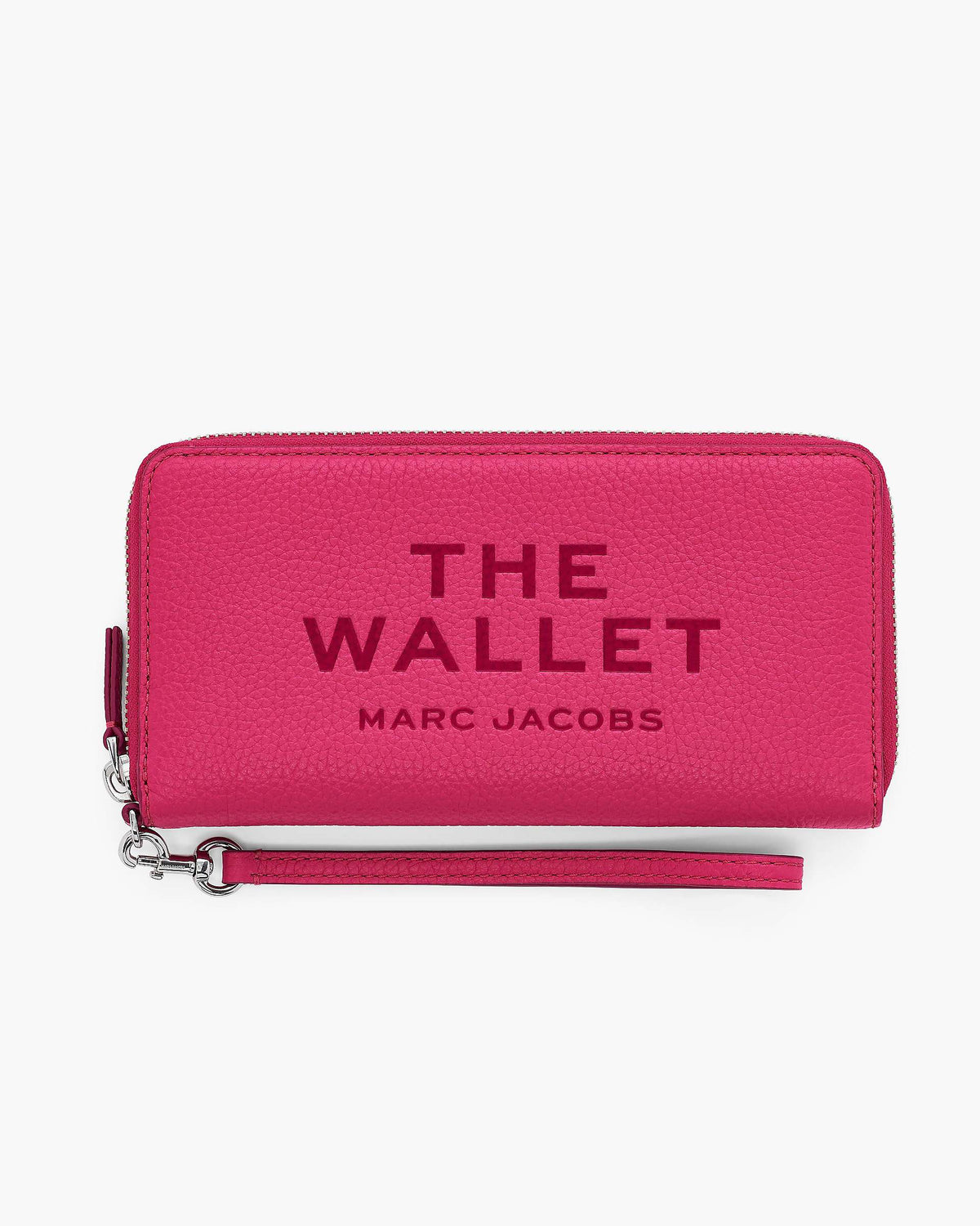 The Leather Continental Wallet - Raspberry Pink | Marc Jacobs US