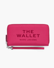 The Leather Continental Wallet - Raspberry Pink | Marc Jacobs US