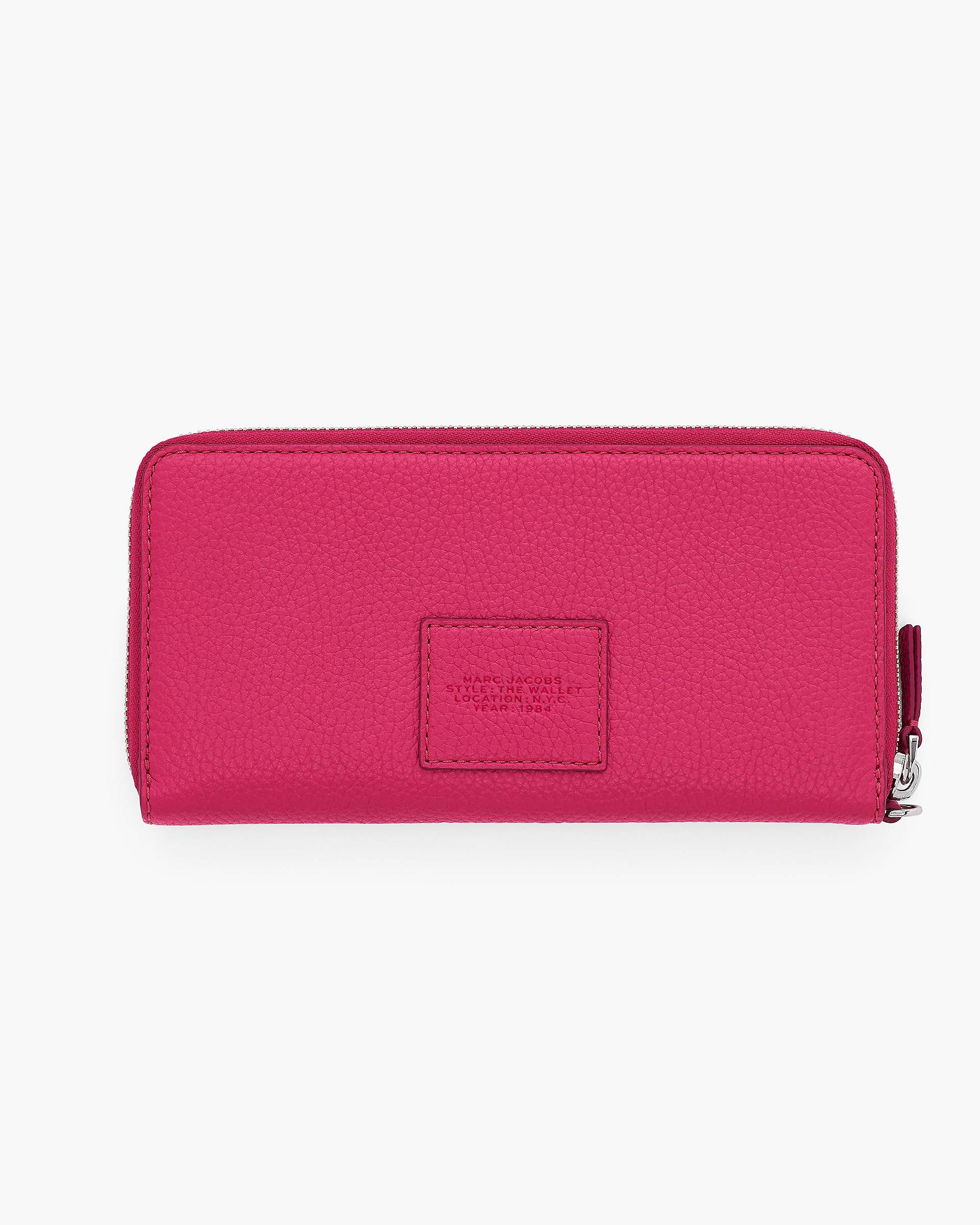 The Leather Continental Wallet - Raspberry Pink | Marc Jacobs US