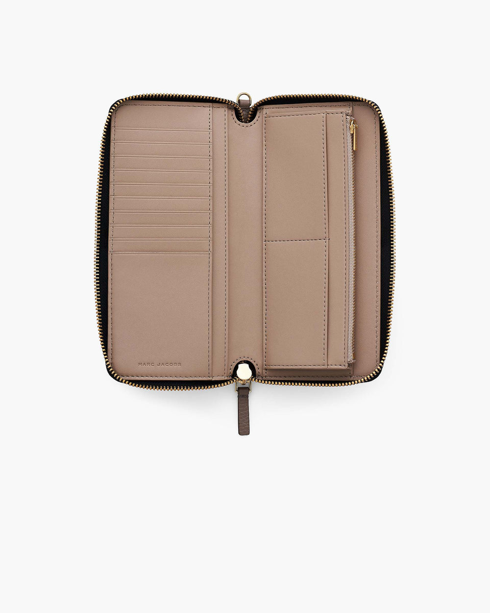The Leather Continental Wallet - Cement | Marc Jacobs online