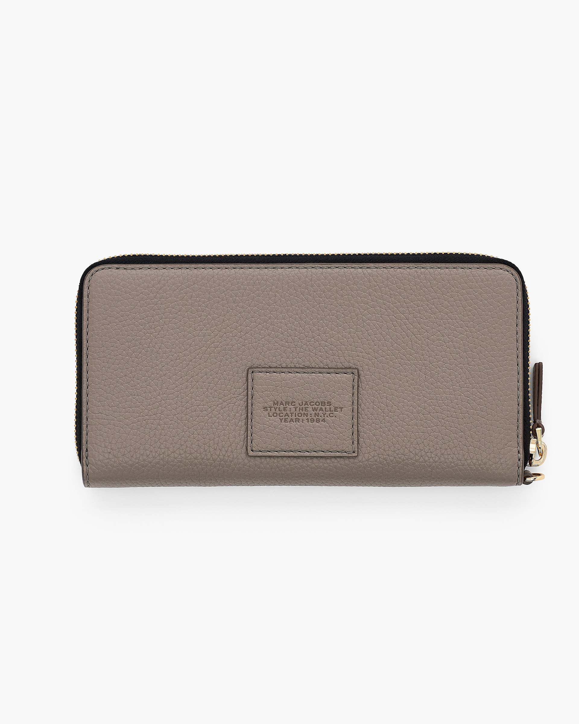 The Leather Continental Wallet - Cement | Marc Jacobs online