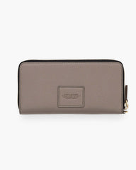 The Leather Continental Wallet - Cement | Marc Jacobs online