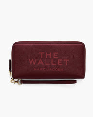 The Leather Continental Wallet - Cherry | Marc Jacobs for sale