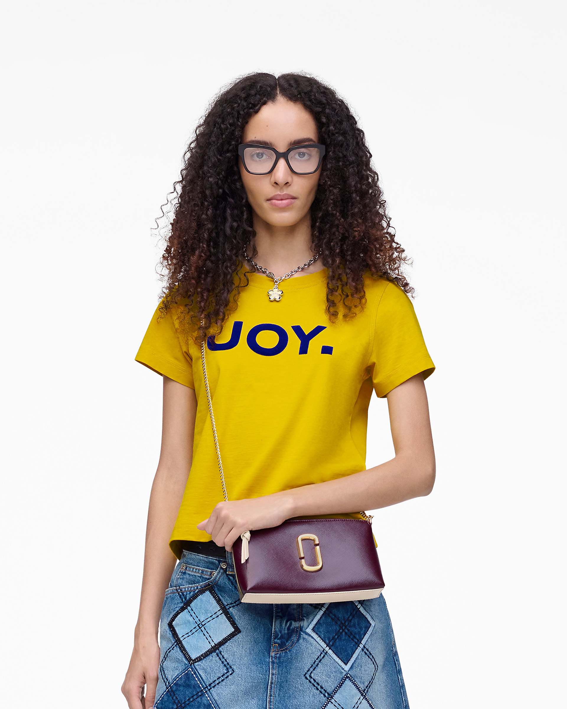 The Snapshot Convertible Shoulder Bag - Dark Plum Multi | Marc Jacobs on sale