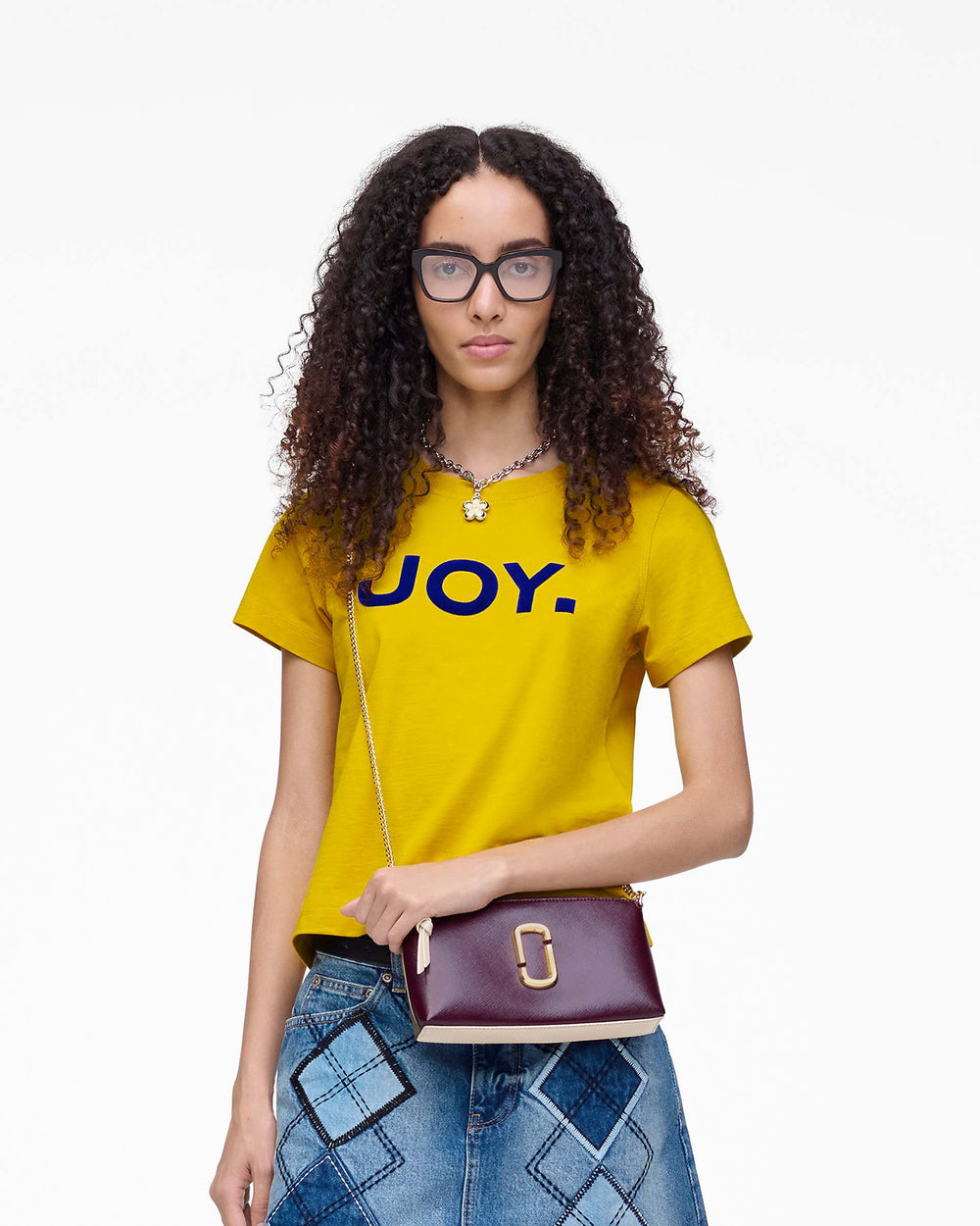 The Snapshot Convertible Shoulder Bag - Dark Plum Multi | Marc Jacobs on sale