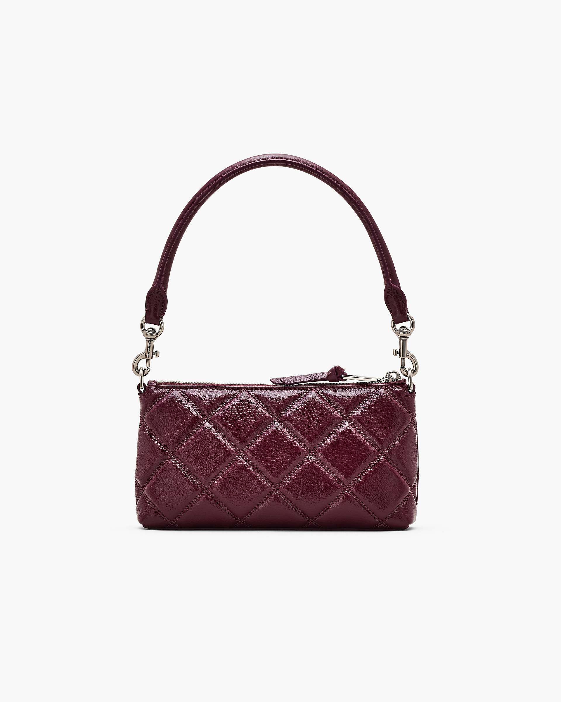 The Quilted Snapshot Convertible Shoulder Bag - Dark Plum | Marc Jacobs online