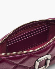 The Quilted Snapshot Convertible Shoulder Bag - Dark Plum | Marc Jacobs online