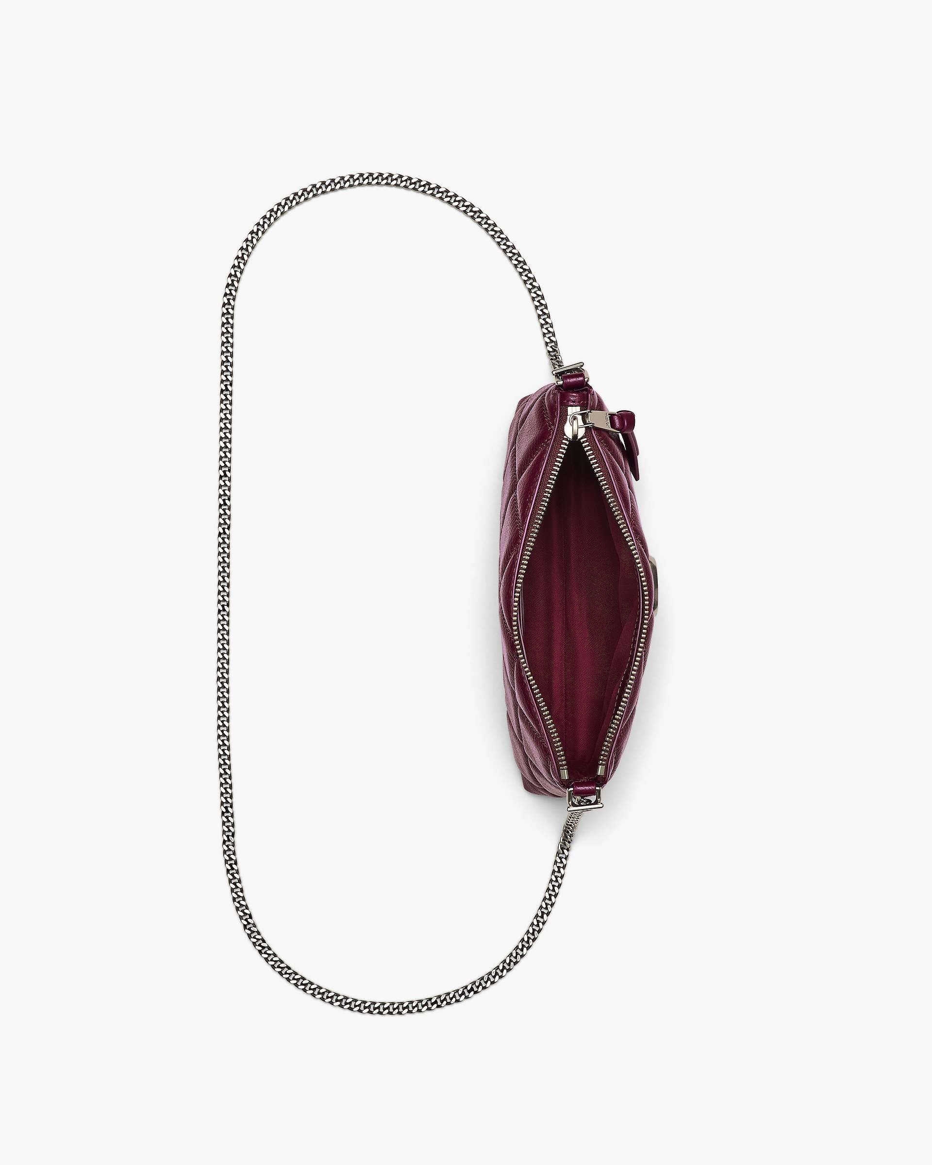 The Quilted Snapshot Convertible Shoulder Bag - Dark Plum | Marc Jacobs online