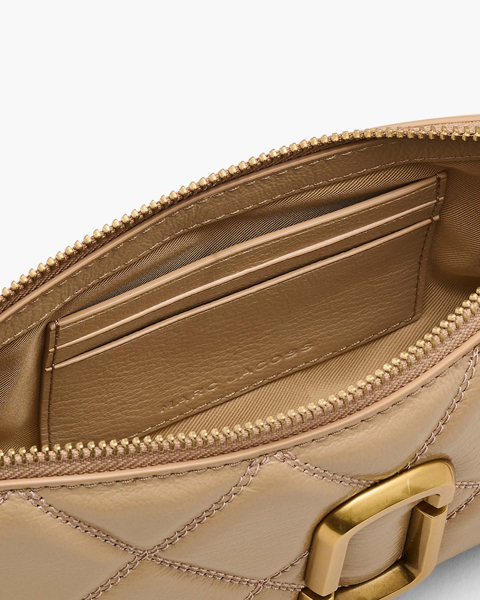 The Quilted Snapshot Convertible Shoulder Bag - Camel | Marc Jacobs discount