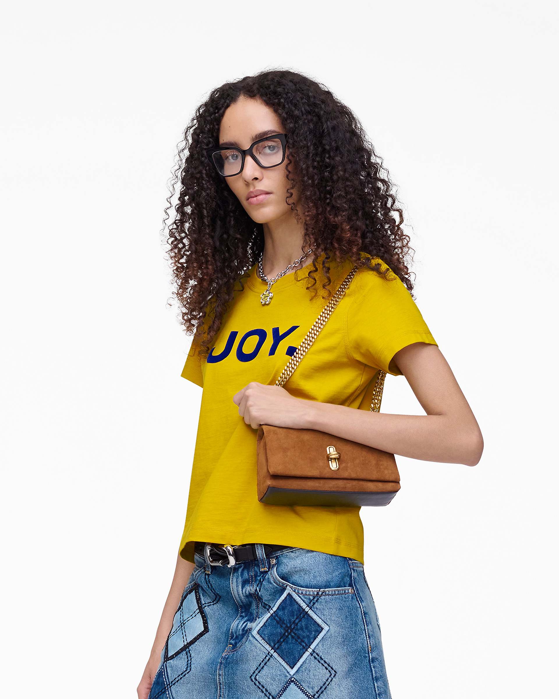 The Suede Dual Chain Mini Bag - Copper | Marc Jacobs US
