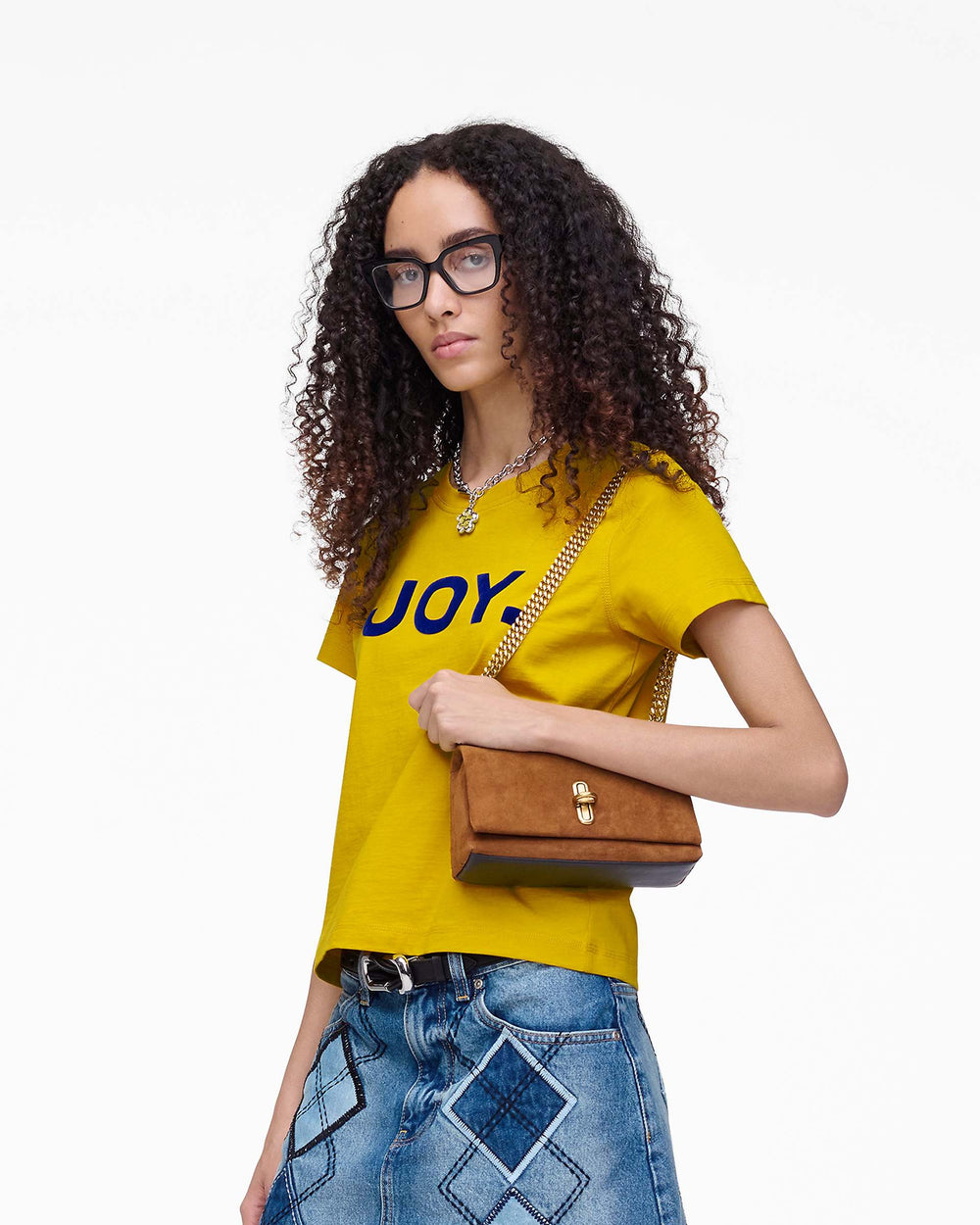 The Suede Dual Chain Mini Bag - Copper | Marc Jacobs US