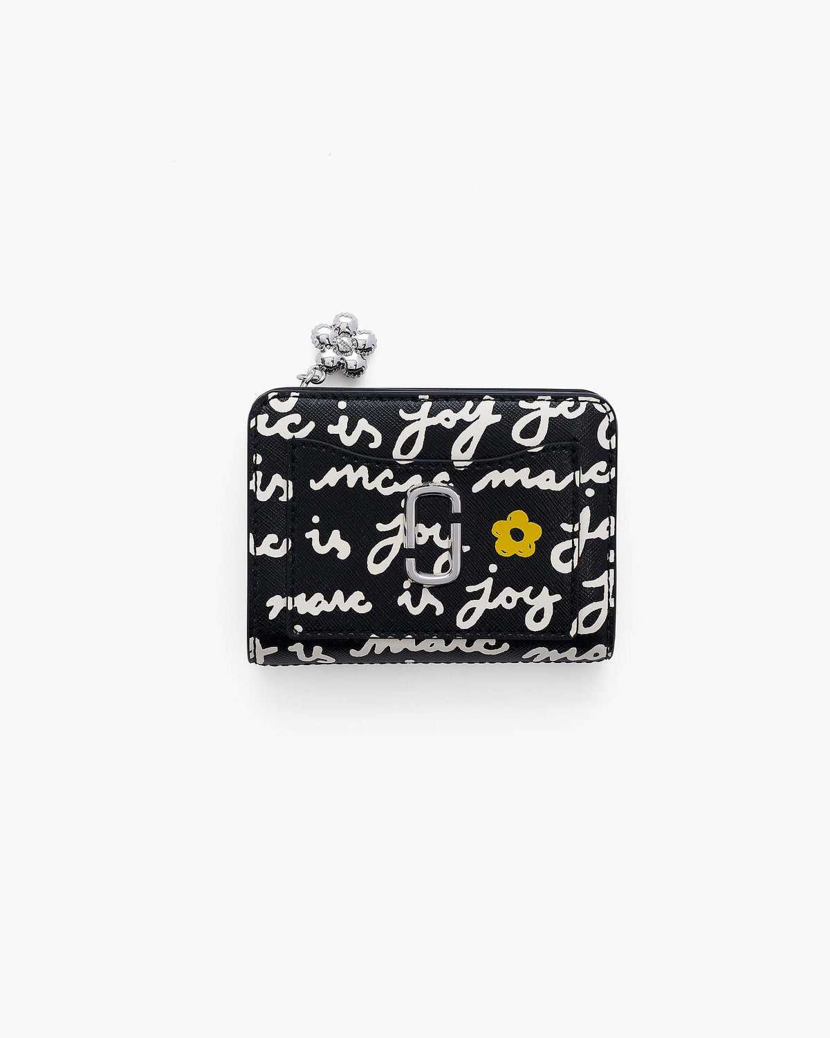 The Joy Utility Snapshot Mini Compact Wallet - Black Multi | Marc Jacobs sale