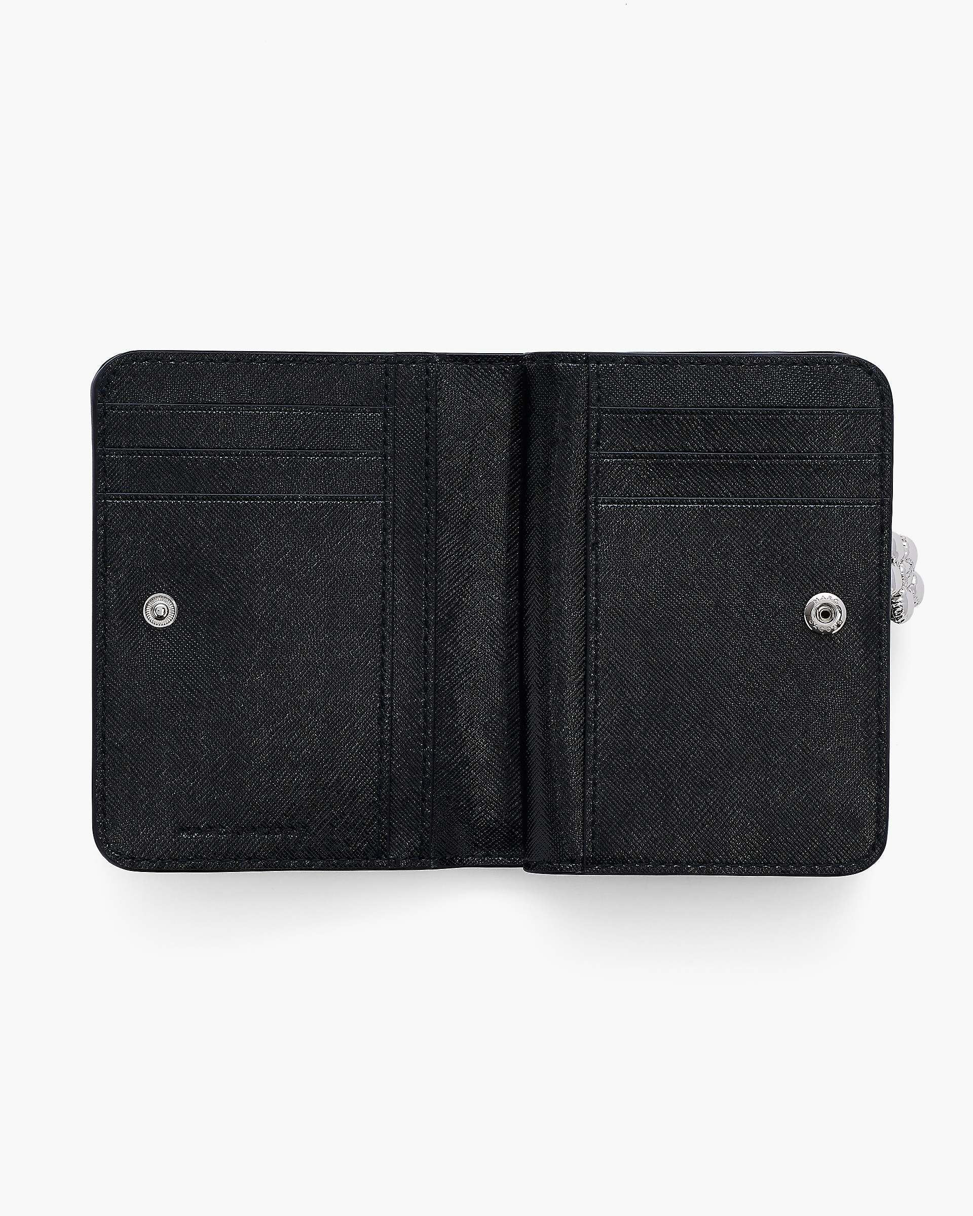 The Joy Utility Snapshot Mini Compact Wallet - Black Multi | Marc Jacobs sale