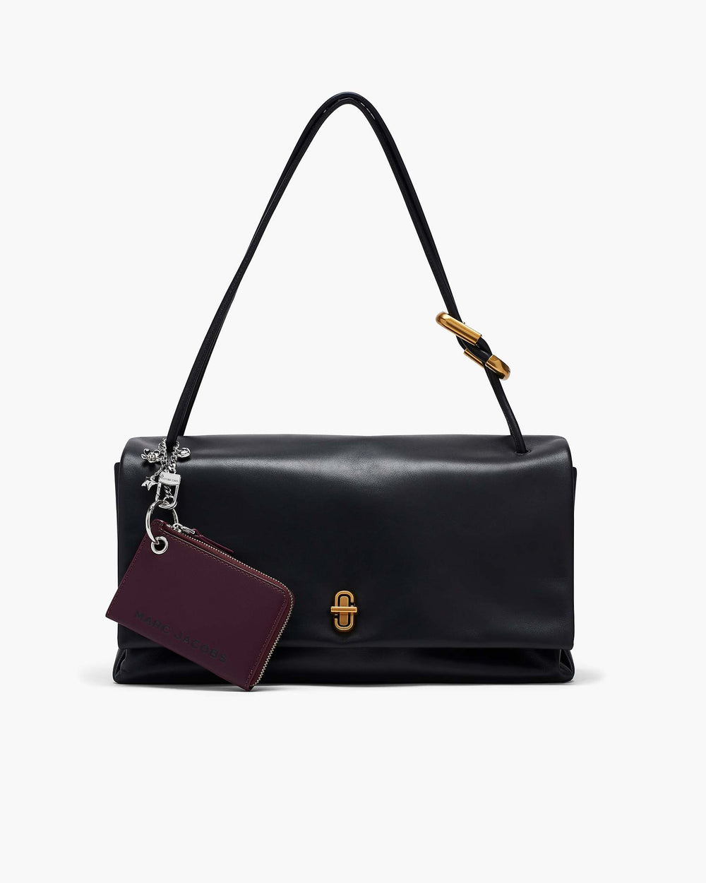 The Top Zip Charm Wallet - Dark Plum | Marc Jacobs online