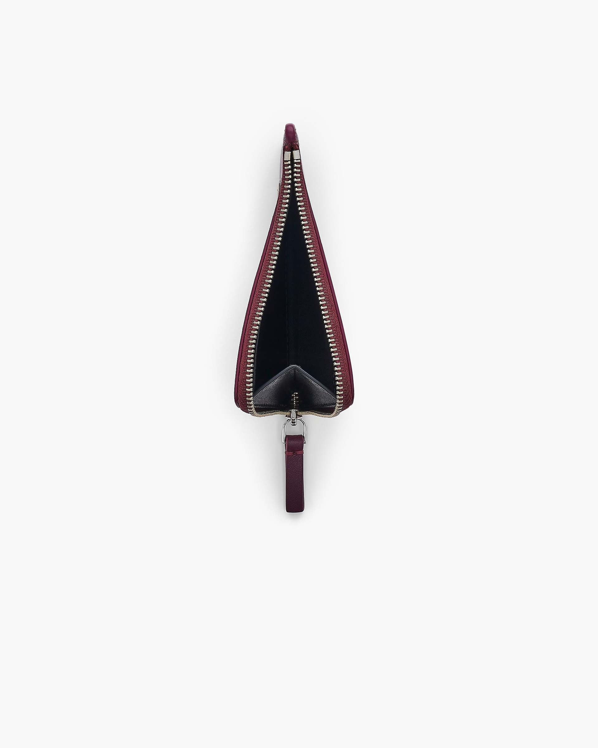 The Top Zip Charm Wallet - Dark Plum | Marc Jacobs online