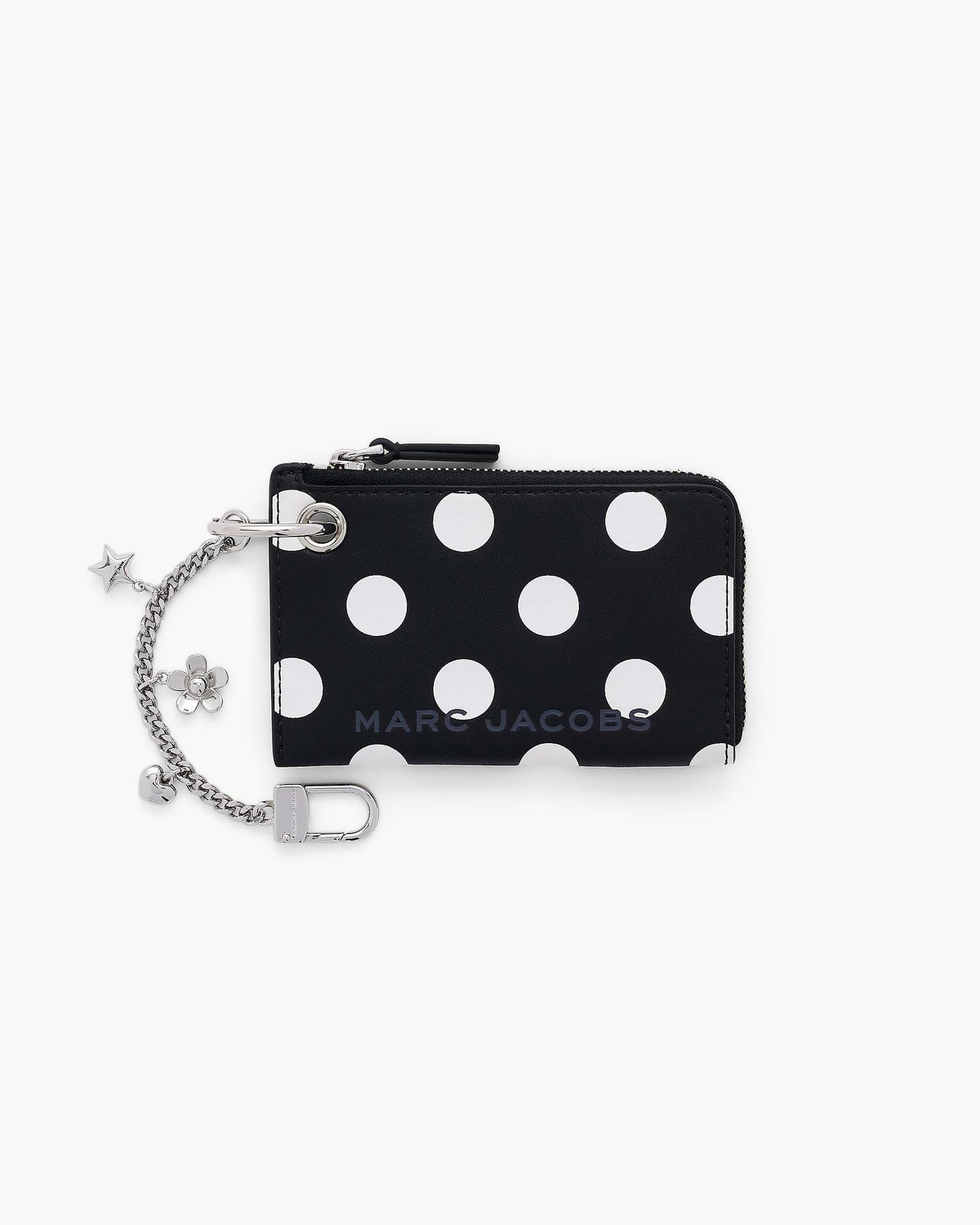 The Dots Top Zip Charm Wallet - Black Multi | Marc Jacobs online