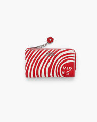 David Shrigley X Marc Jacobs Everyday Logo Slim Wallet - Red Multi | Marc Jacobs on sale