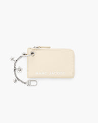 The Top Zip Charm Wallet - Cloud White | Marc Jacobs online