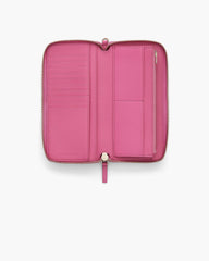 The Leather Continental Wallet - Bow Pink | Marc Jacobs online