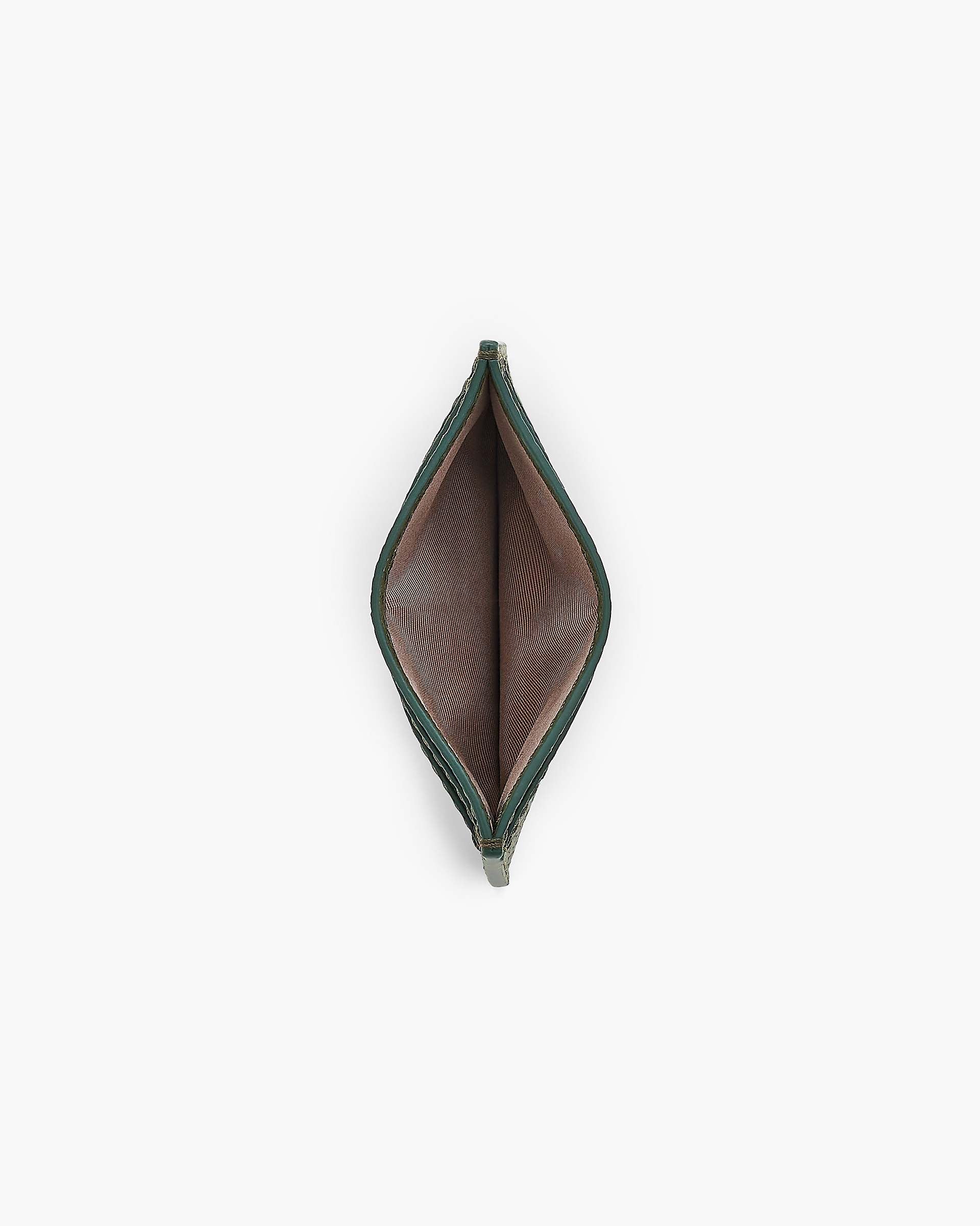 The Leather Card Case - Forest | Marc Jacobs on sale
