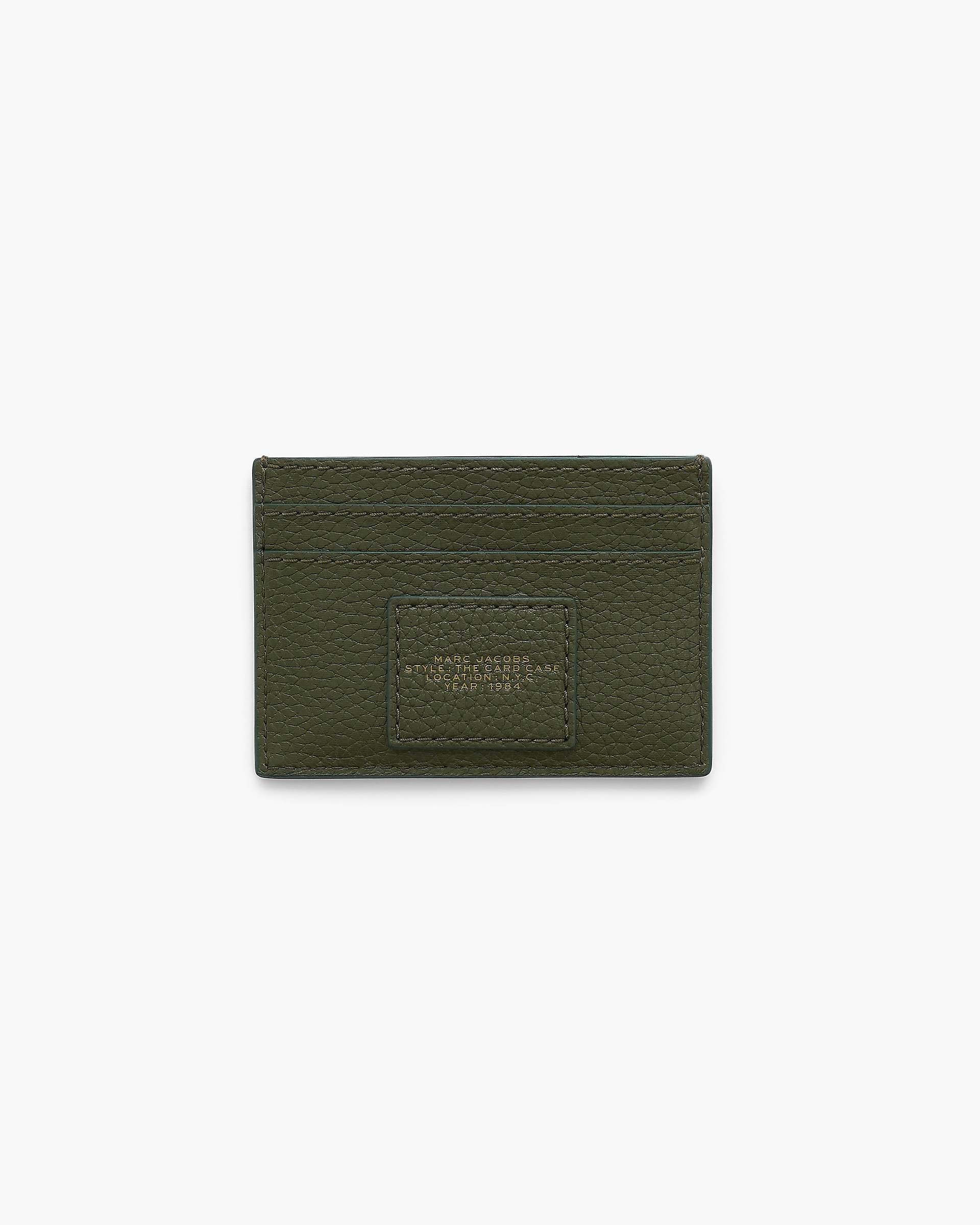 The Leather Card Case - Forest | Marc Jacobs on sale