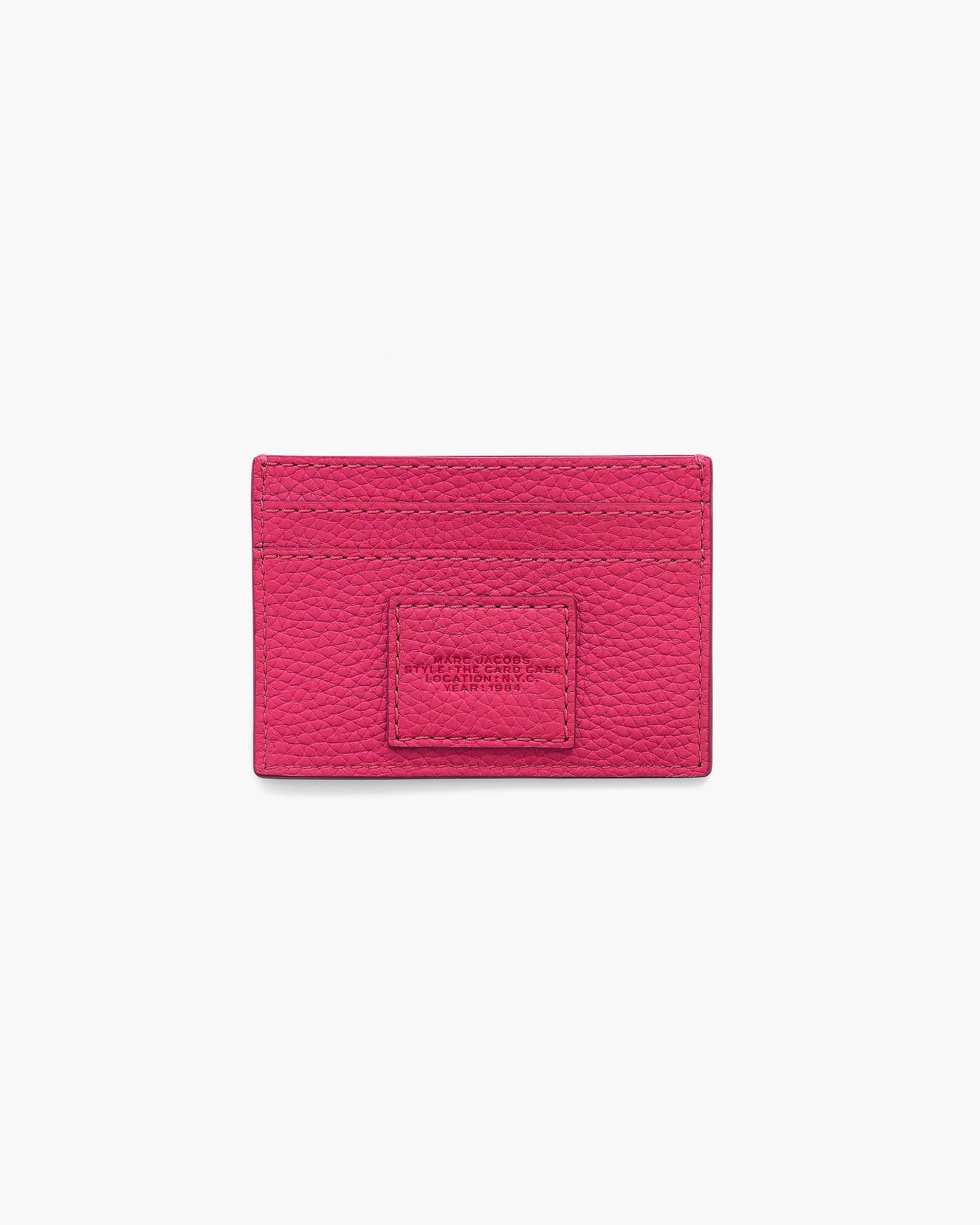 The Leather Card Case - Raspberry Pink | Marc Jacobs sale