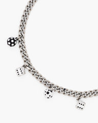 Derrick Adams X Marc Jacobs Dice Charm Necklace - Silver/Multi | Marc Jacobs discount