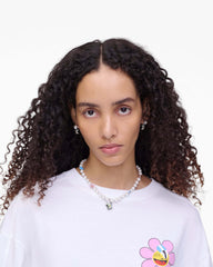Hattie Stewart X Marc Jacobs Garden Pearl Station Necklace - Silver/Multi | Marc Jacobs online