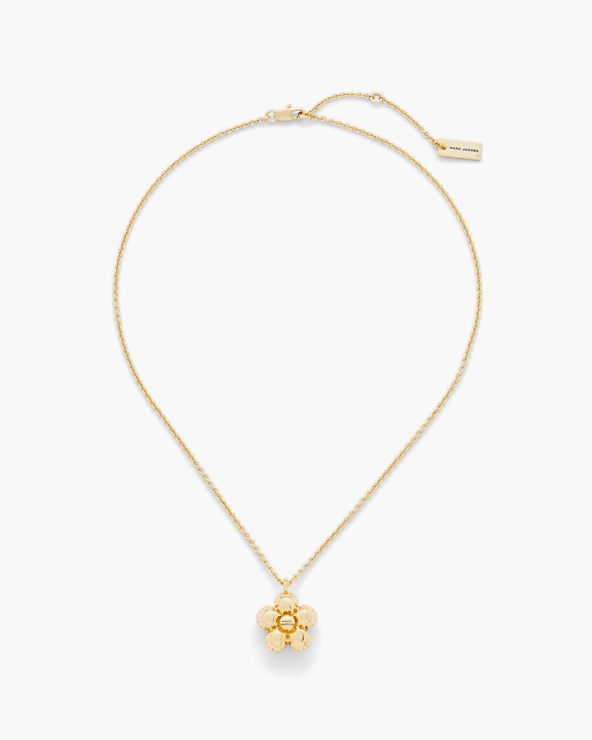 The Daisy Balloon Necklace - Light Antique Gold | Marc Jacobs online